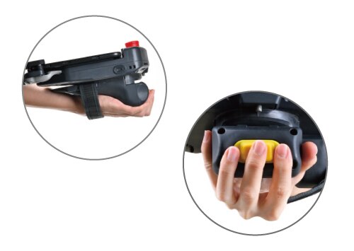 Vertical and horizontal operation for flexible use Ergonomic design for improved operability